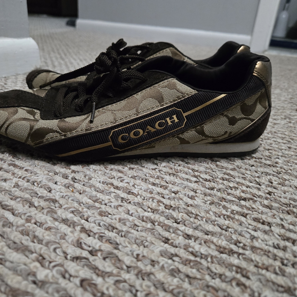 Coach Brown and Black Sneakers